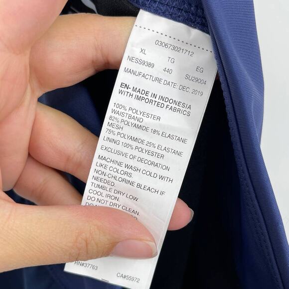 Nike Standard Womens Solid Element Swim Boardshort Midnight Navy NEW Size XL - Picture 8 of 12